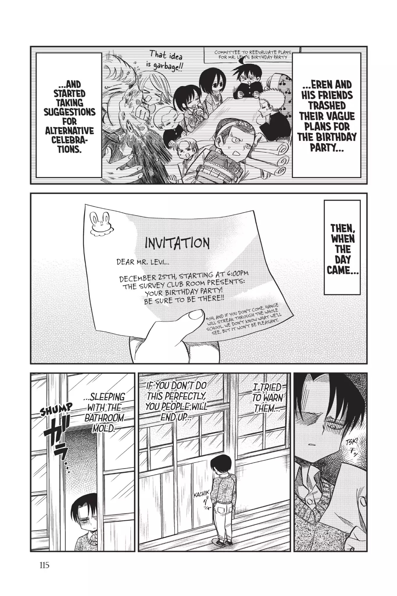 Attack On Titan: Junior High - Chapter 51: Vol.4 51Th Period: Only Comes Once A Year