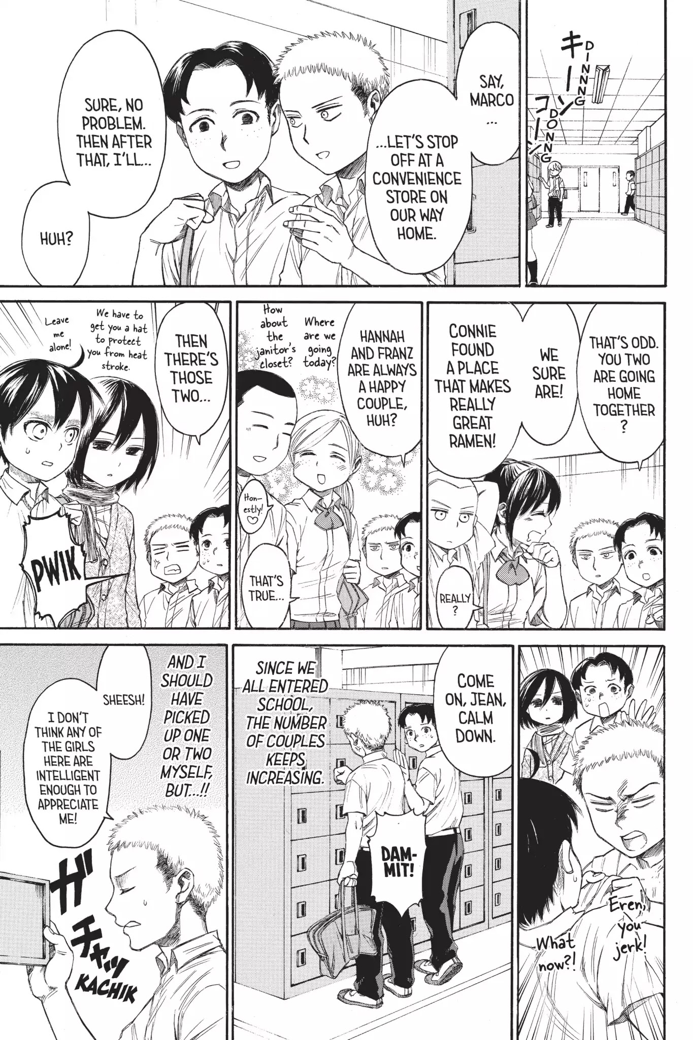 Attack On Titan: Junior High - Chapter 12: Vol.1 12Th Period: Too Big A Love