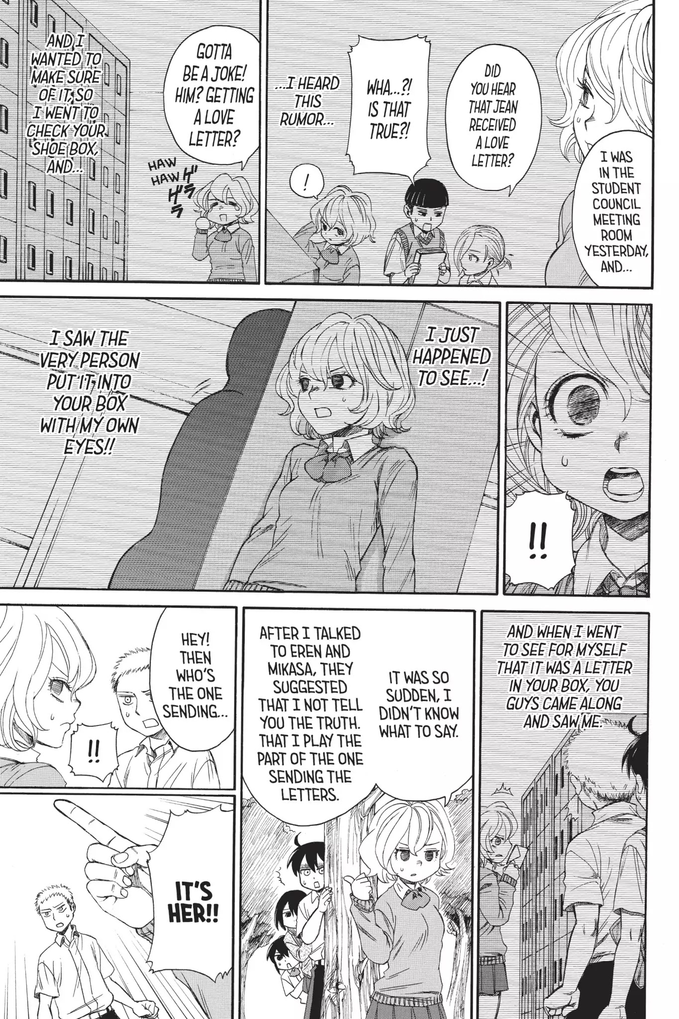 Attack On Titan: Junior High - Chapter 12: Vol.1 12Th Period: Too Big A Love