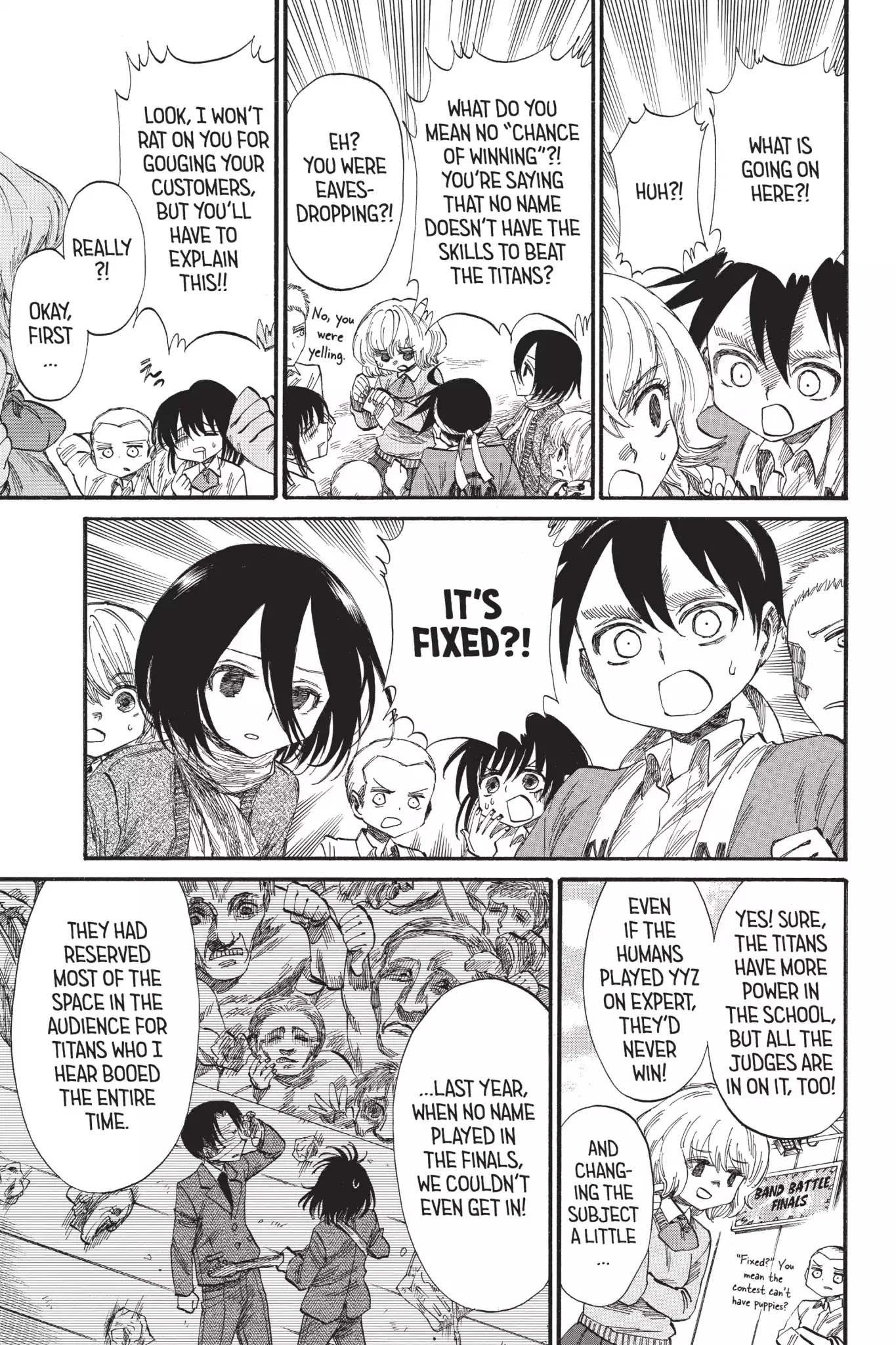 Attack On Titan: Junior High - Chapter 36: Vol.3 36Th Period: My Young Heart Tickled By Blindfolds