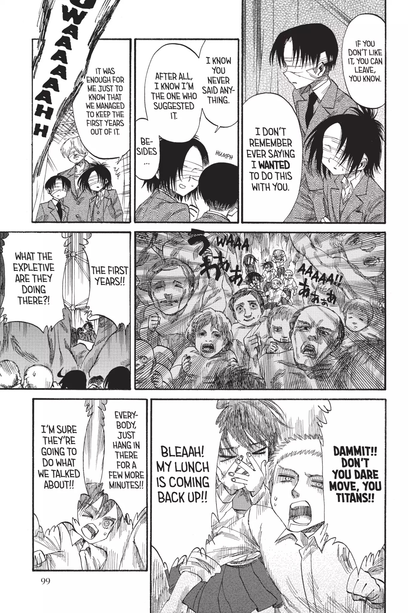 Attack On Titan: Junior High - Chapter 36: Vol.3 36Th Period: My Young Heart Tickled By Blindfolds