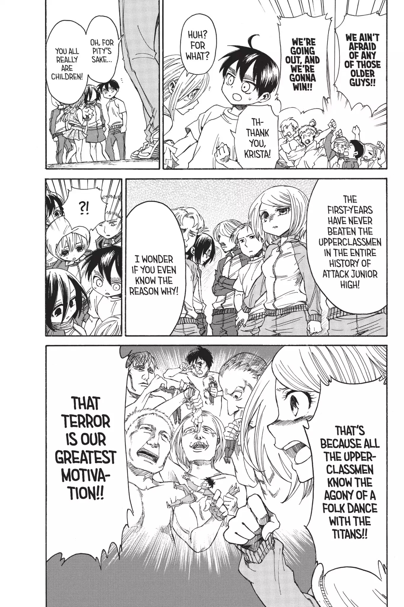 Attack On Titan: Junior High - Chapter 15: Vol.1 15Th Period: Upperclassmen Are Seriously Scary