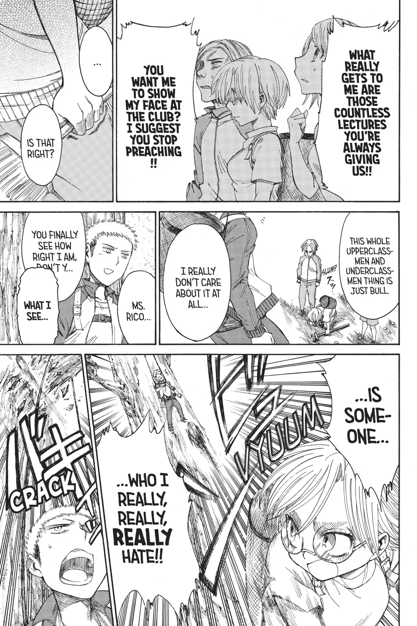 Attack On Titan: Junior High - Chapter 15: Vol.1 15Th Period: Upperclassmen Are Seriously Scary