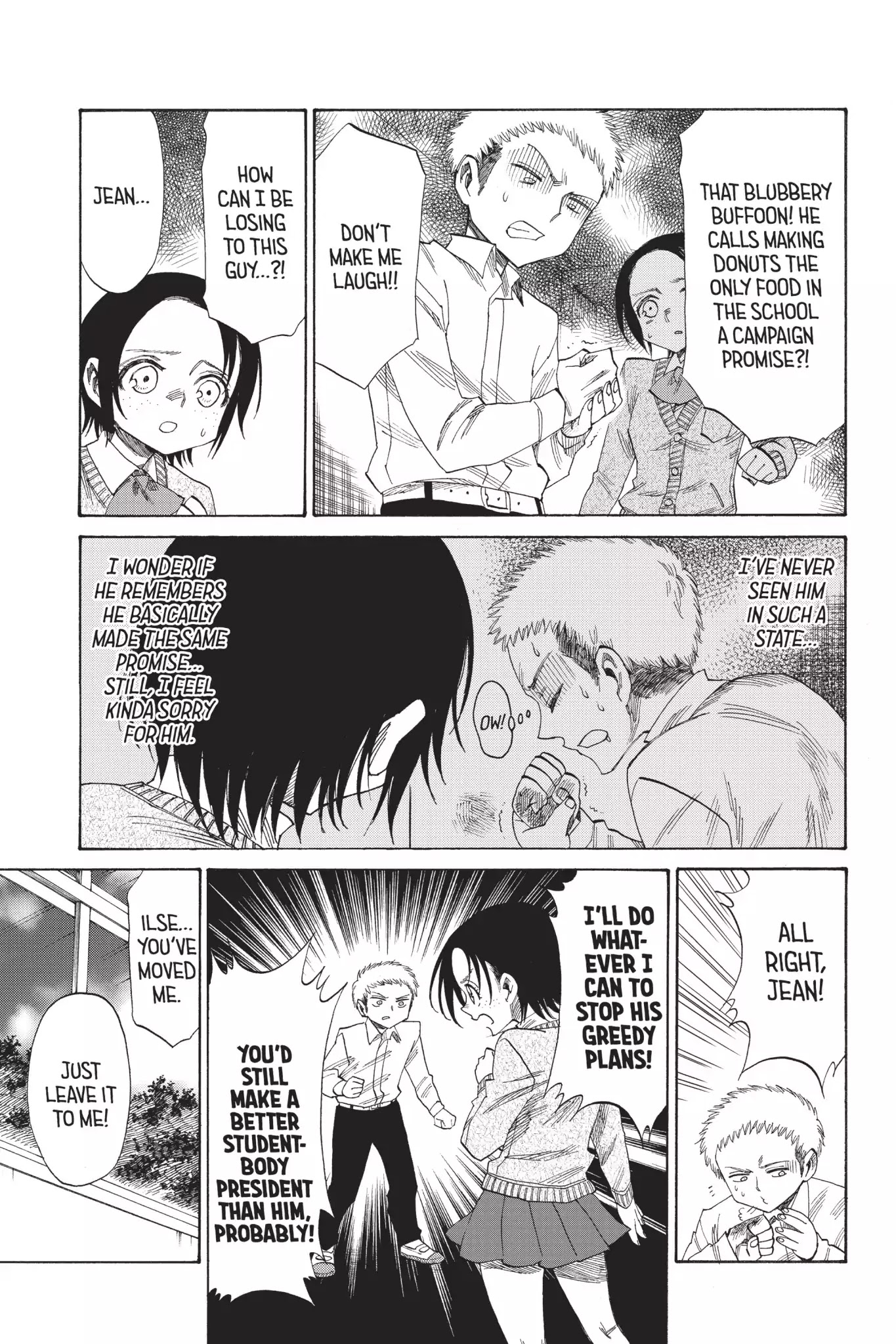 Attack On Titan: Junior High - Chapter 40: Vol.3 40Th Period: Do, A Donut, A Female Eating