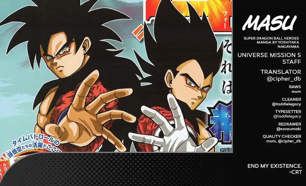 Super Dragon Ball Heroes: Universe Mission - Chapter 5: The Ones Who Saved Goku And Vegeta Are None Other Than Themselves!!