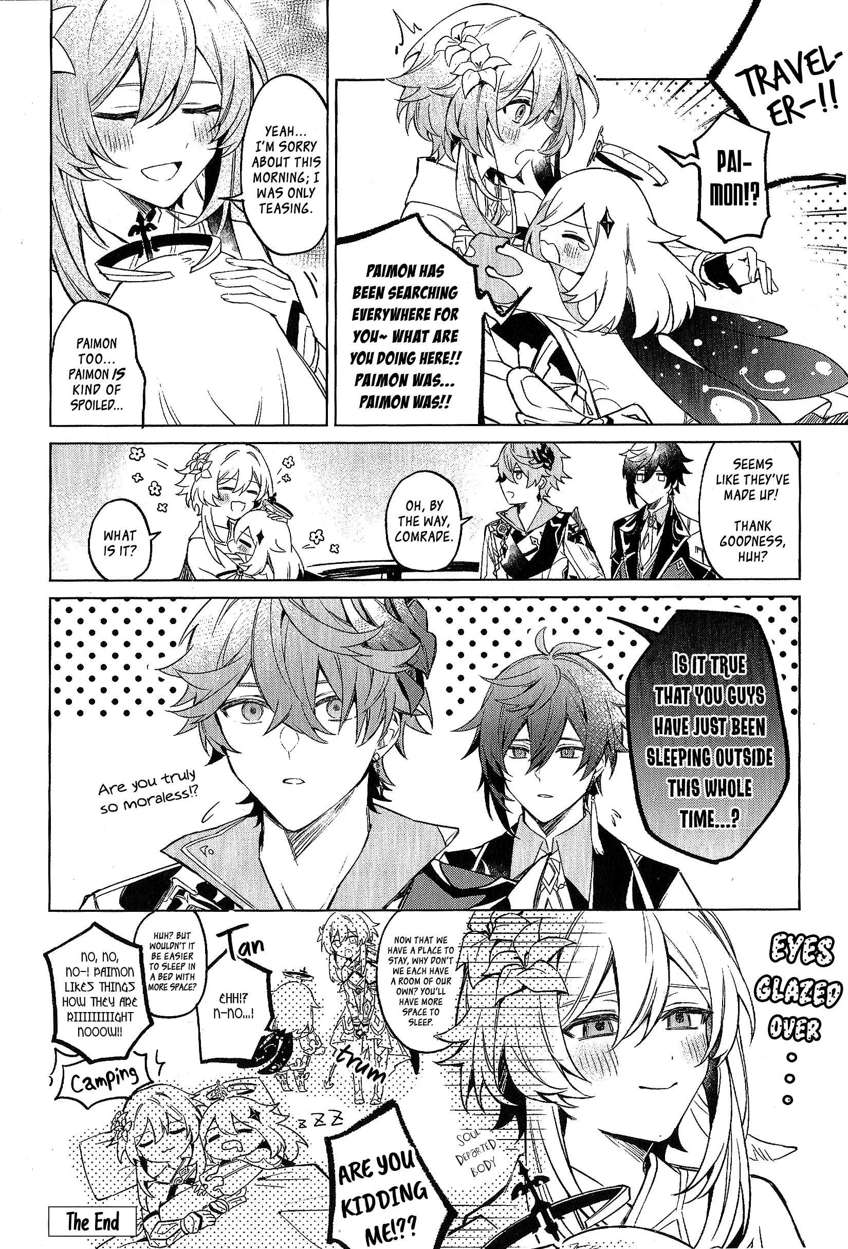 Genshin Impact Comic Anthology - Vol.1 Chapter 10: Paimon Wants To Be With You!