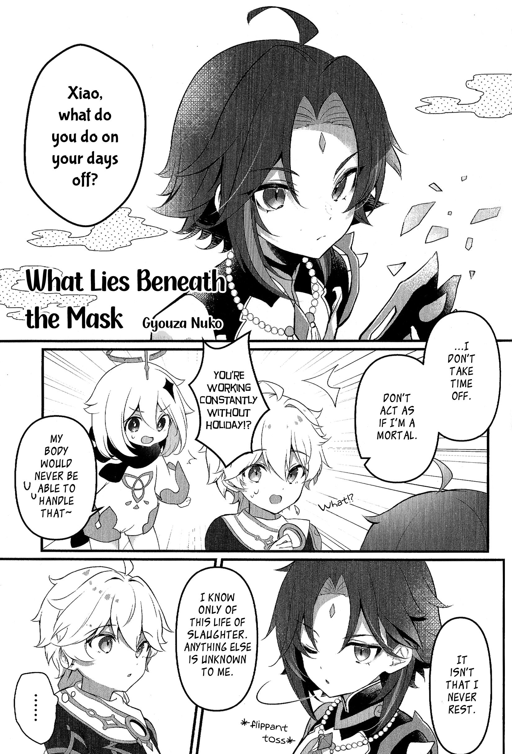 Genshin Impact Comic Anthology - Vol.1 Chapter 9: What Lies Beneath The Mask