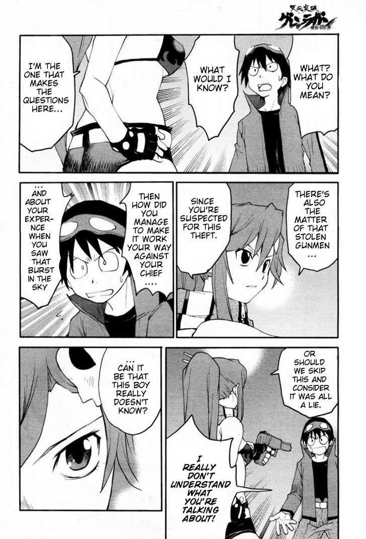 Tengen Toppa Gurren Lagann - Rasen Shounentan - Vol.1 Chapter 3 : Part 3: The Stranger