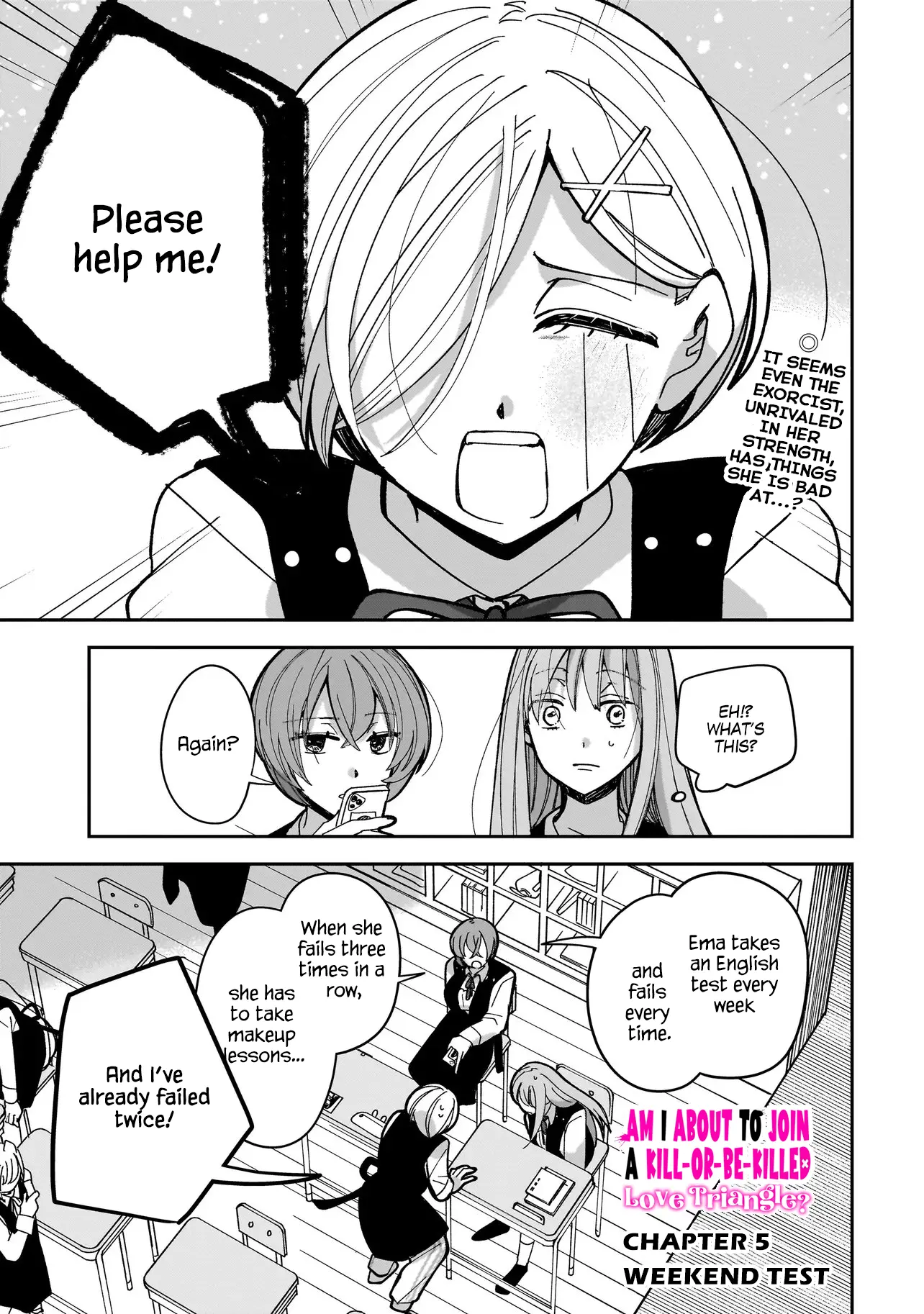 Koroshi Korosare Sankaku Kankei Ni Watashi Ga Ima Kara Hairun Desu Ka? - Chapter 5: Weekend Test