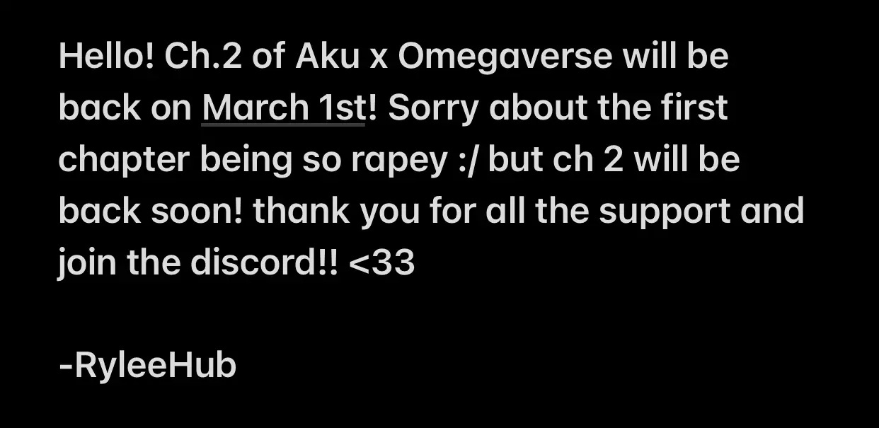 Aku X Omegaverse - Chapter 1.5