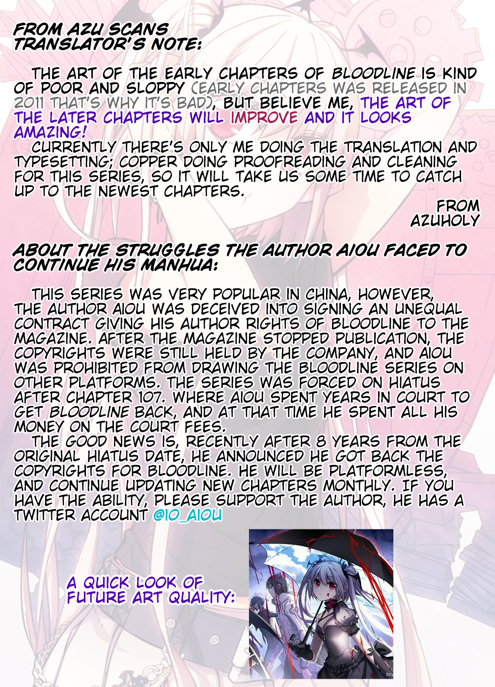 Bloodline: The Illusory Noble Demon - Vol.1 Chapter 1: The Contract Of Beginning