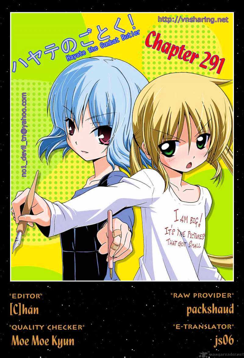 Hayate No Gotoku! - Chapter 291 : Everyone Has Their Worries That No One Else Sees