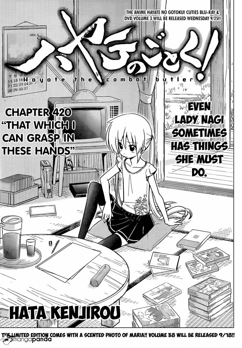 Hayate No Gotoku! - Chapter 420 : That Which I Can Grasp In These Hands