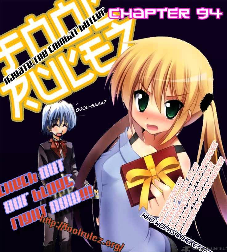 Hayate No Gotoku! - Chapter 94 : The Leader Of The Teope Union Said Love And Hate Is The Same