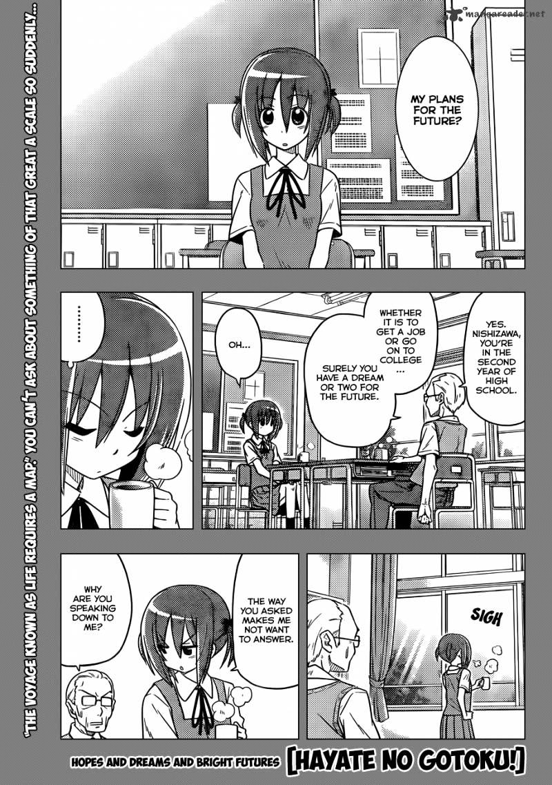 Hayate No Gotoku! - Chapter 359 : I Am Still Unsure What Kind Of Adult I Will Be In The Future