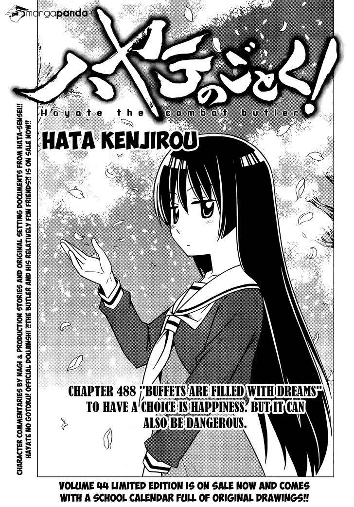 Hayate No Gotoku! - Chapter 488 : Buffets Are Filled With Dreams