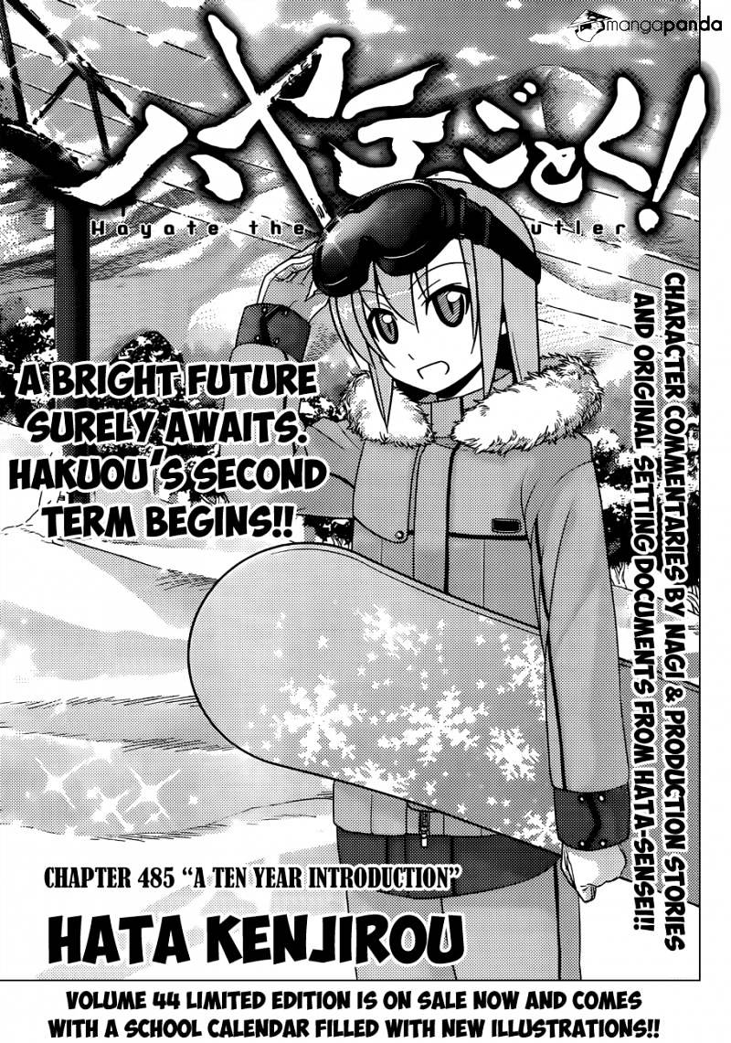 Hayate No Gotoku! - Chapter 485 : A Ten Year Introduction