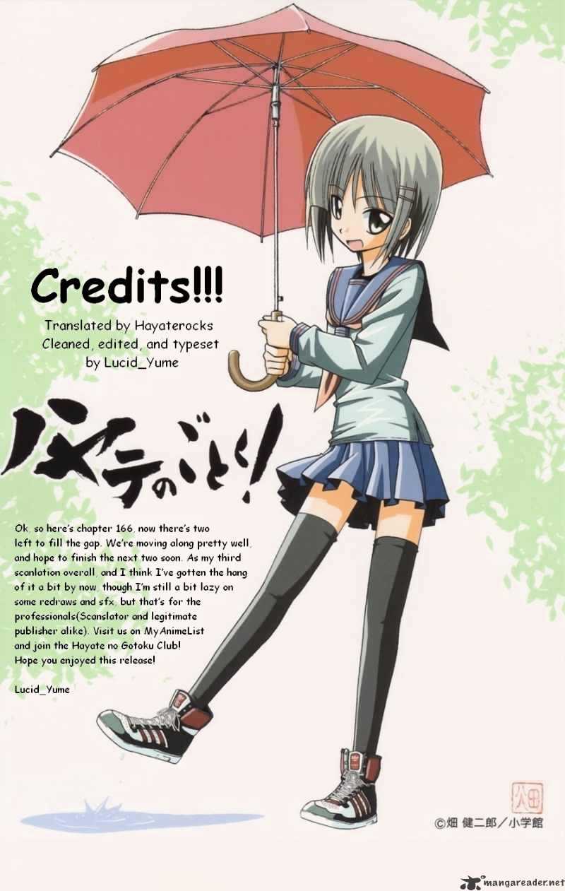 Hayate No Gotoku! - Chapter 166 : I Can Fix That For You