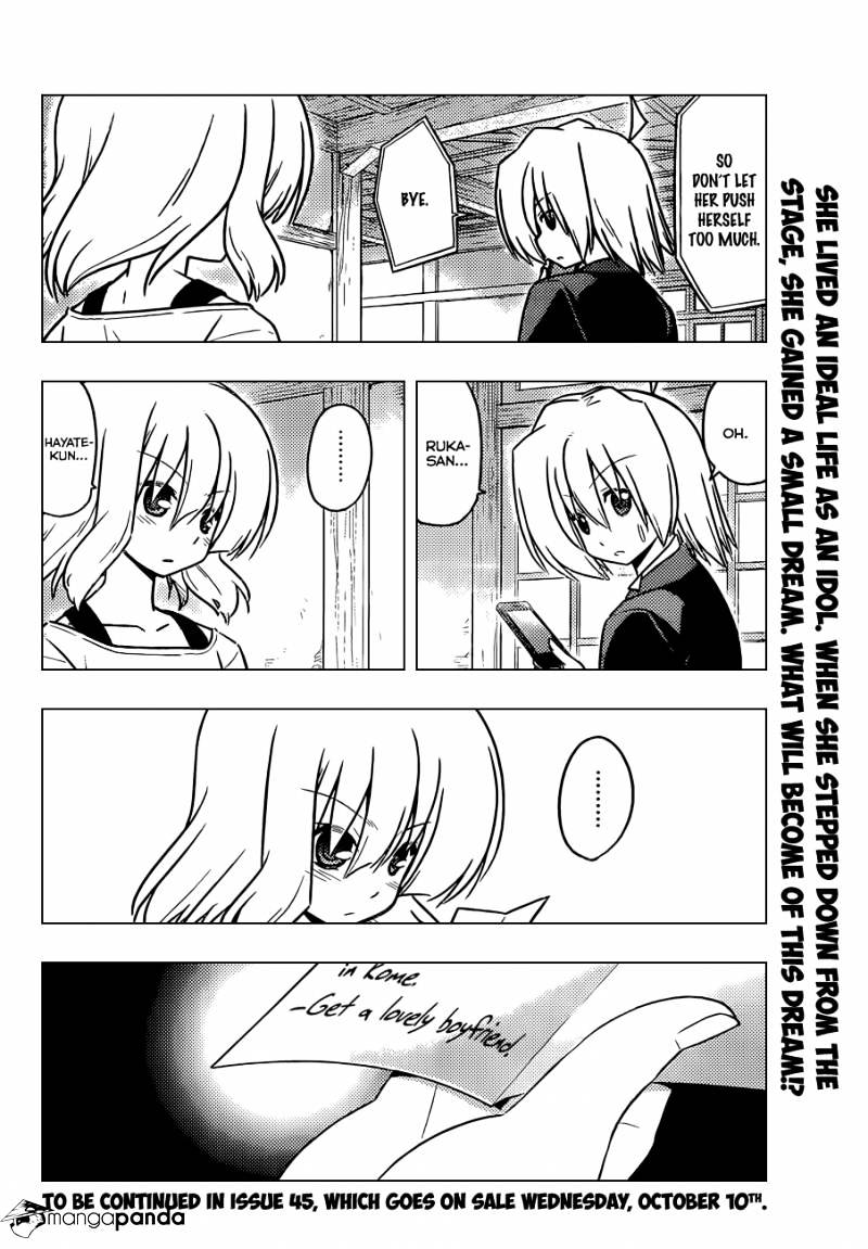 Hayate No Gotoku! - Chapter 379 : The Character For Painful Needs Just A Bit More To Become The Character For Happines