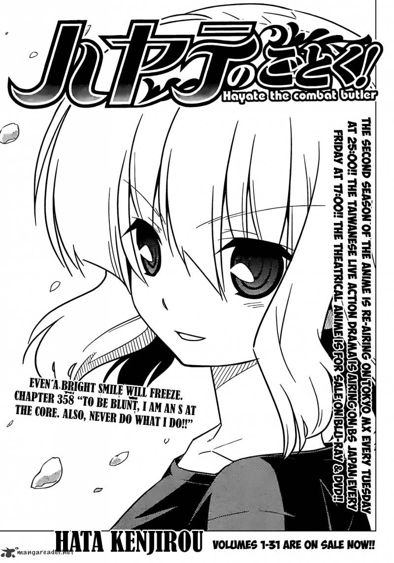 Hayate No Gotoku! - Chapter 358 : To Be Blunt, I Am An S At The Core, Also, Never Do What I Do