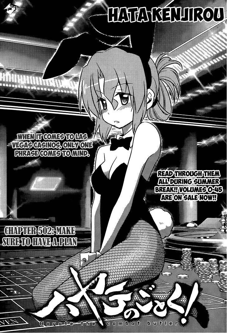 Hayate No Gotoku! - Chapter 502 : Make Sure To Have A Plan