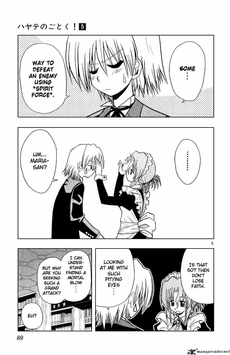 Hayate No Gotoku! - Chapter 47 : I Love Books, So I Can T Become A Paper Envoy