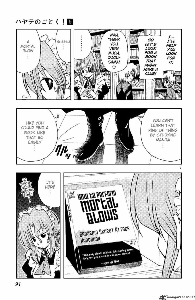 Hayate No Gotoku! - Chapter 47 : I Love Books, So I Can T Become A Paper Envoy