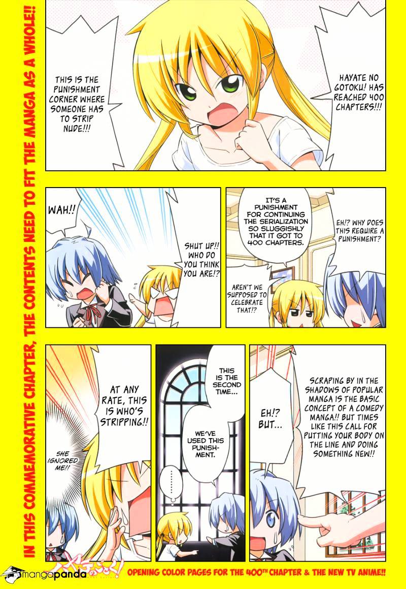 Hayate No Gotoku! - Chapter 400 : Kyoto And Ise - Conclusion (Night 3) This Is Supposed To Be Night 3