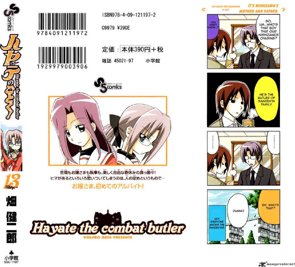 Hayate No Gotoku! - Chapter 130 : The Determination To Live Is Stronger Than Anything