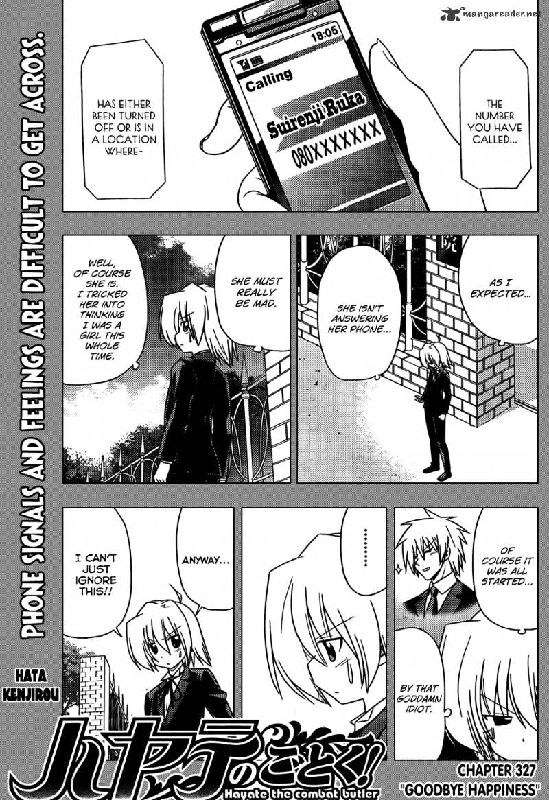 Hayate No Gotoku! - Chapter 327 : Goodbye Happiness