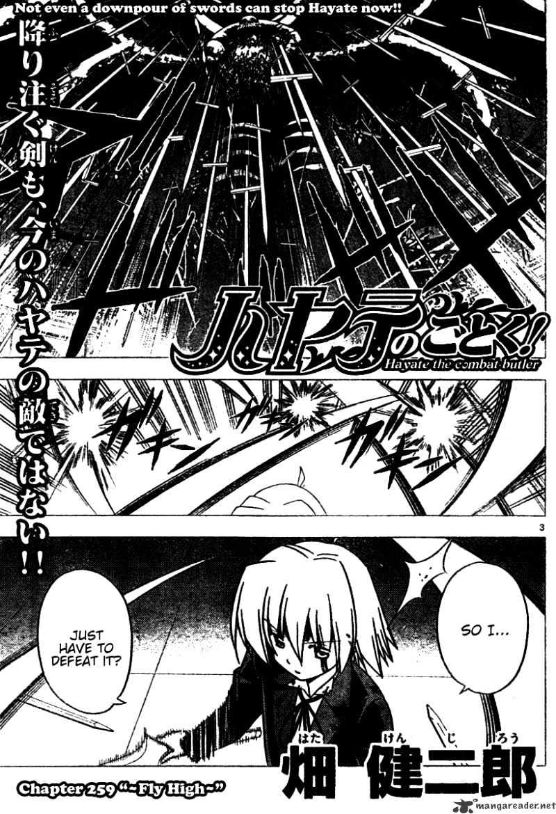 Hayate No Gotoku! - Chapter 259 : Fly High