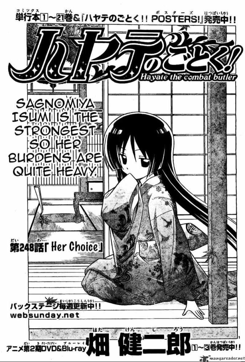 Hayate No Gotoku! - Chapter 248 : 248