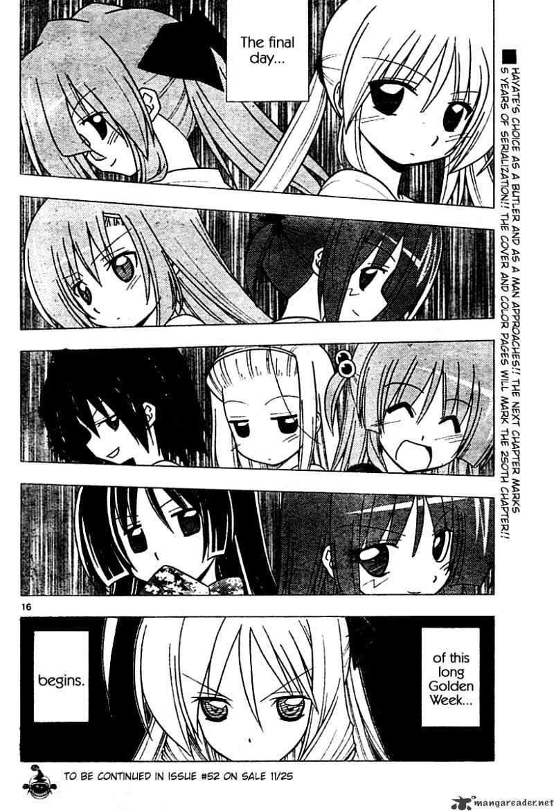 Hayate No Gotoku! - Chapter 249 : 249