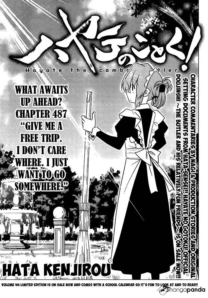 Hayate No Gotoku! - Chapter 487 : Give Me A Free Trip. I Don T Care Where. I Just Want To Go Somewh