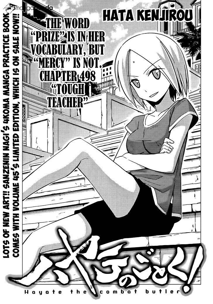 Hayate No Gotoku! - Chapter 498 : Tough Teacher