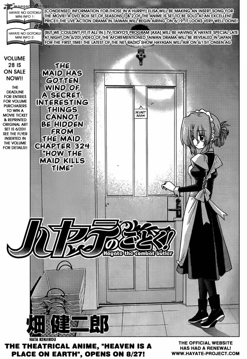 Hayate No Gotoku! - Chapter 324 : How To Maid Kills Time