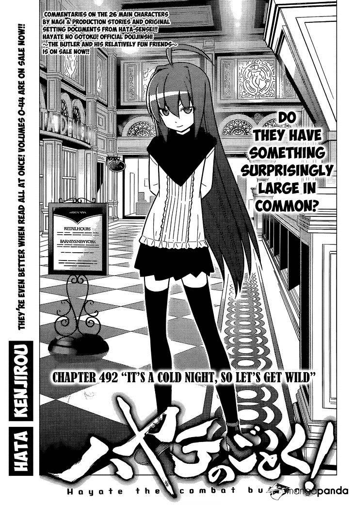 Hayate No Gotoku! - Chapter 492 : It S A Cold Night, So Let S Get Wild