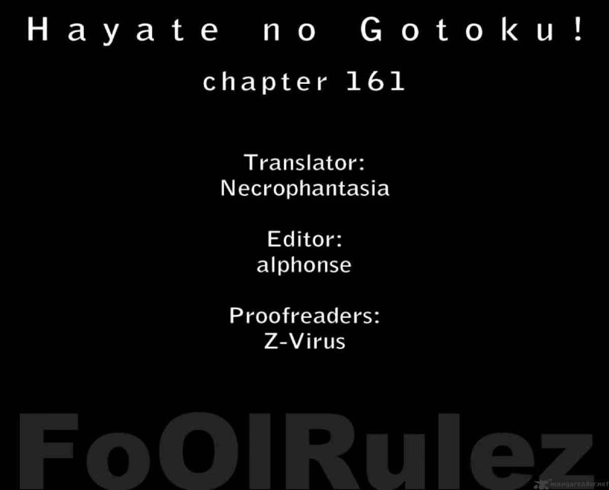 Hayate No Gotoku! - Chapter 161