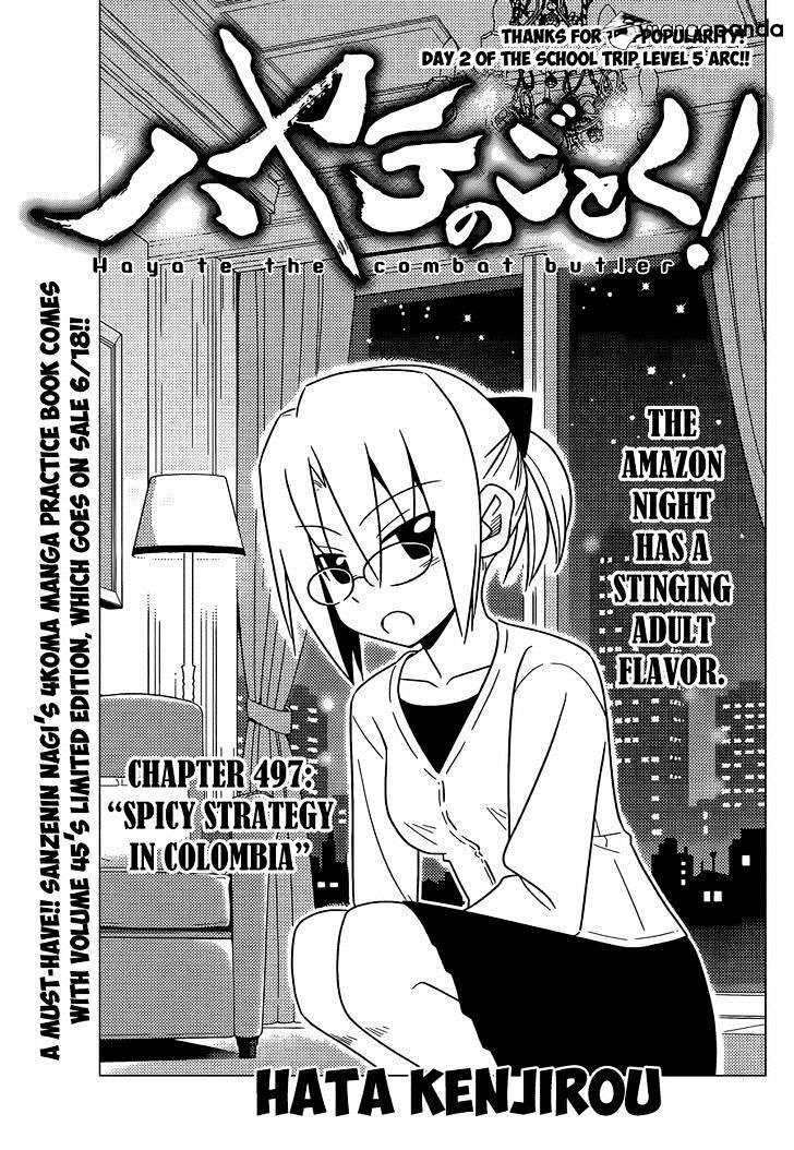 Hayate No Gotoku! - Chapter 497 : Spicy Strategy In Colombia