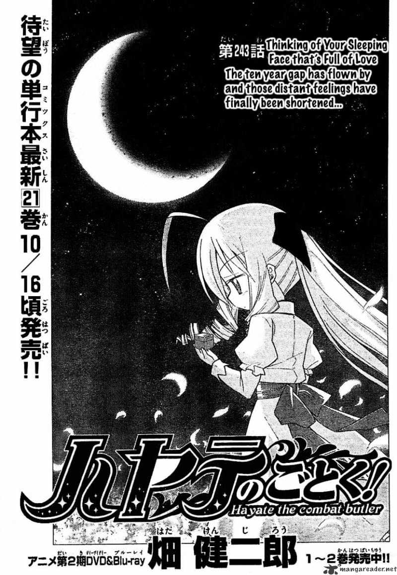 Hayate No Gotoku! - Chapter 243 : 243