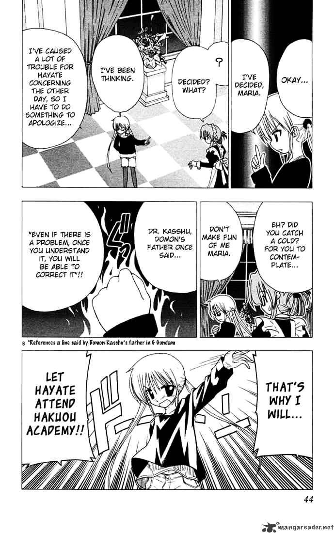 Hayate No Gotoku! - Chapter 34 : If Sensei Told You To Die, You Would Die Wouldn T You