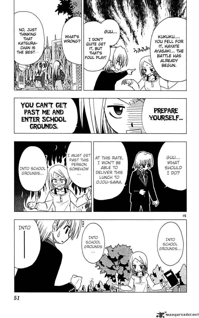 Hayate No Gotoku! - Chapter 34 : If Sensei Told You To Die, You Would Die Wouldn T You