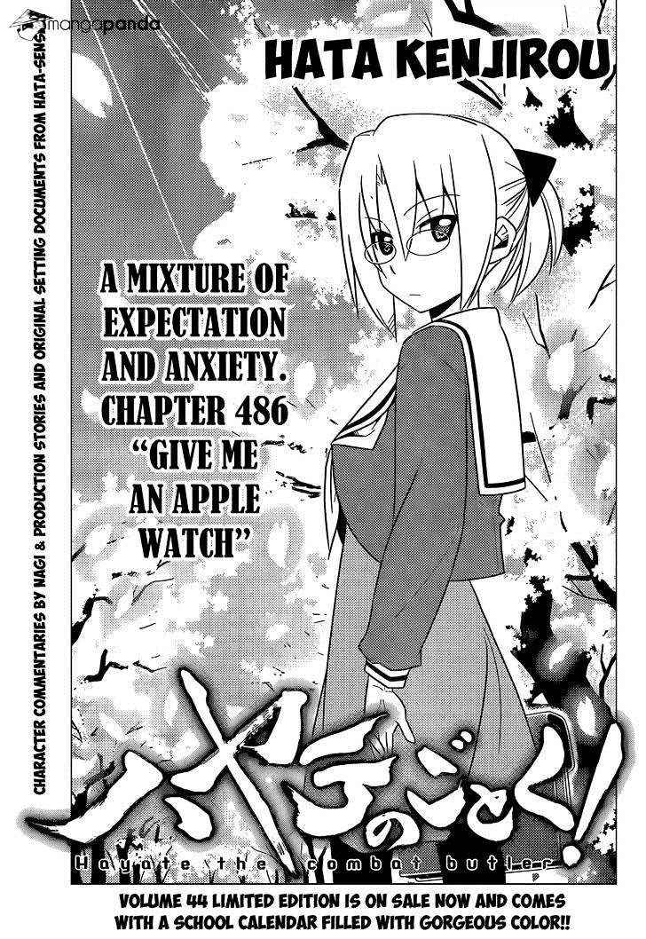 Hayate No Gotoku! - Chapter 486 : Give Me An Apple Watch