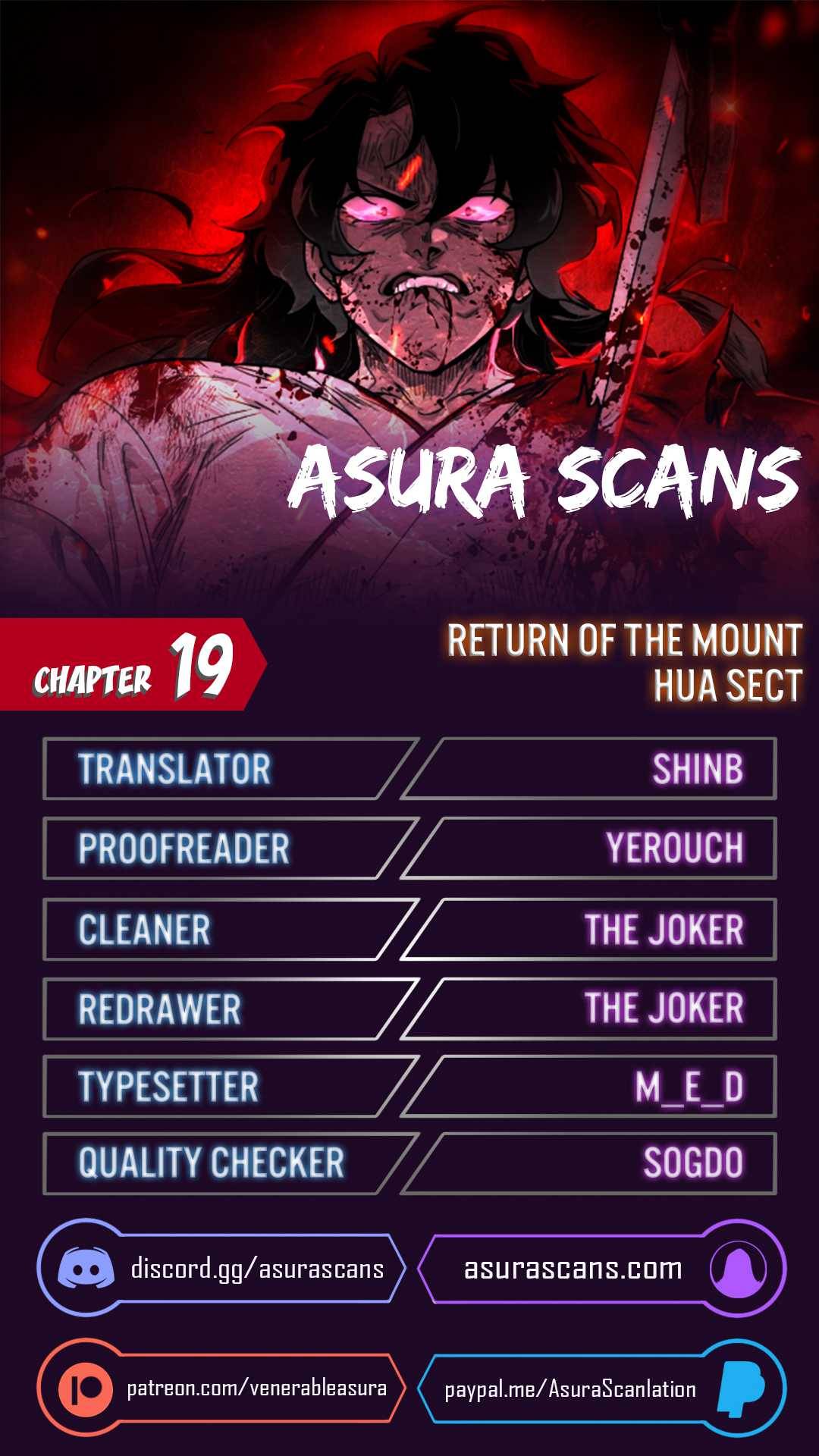 Return Of The Mount Hua Sect - Chapter 19