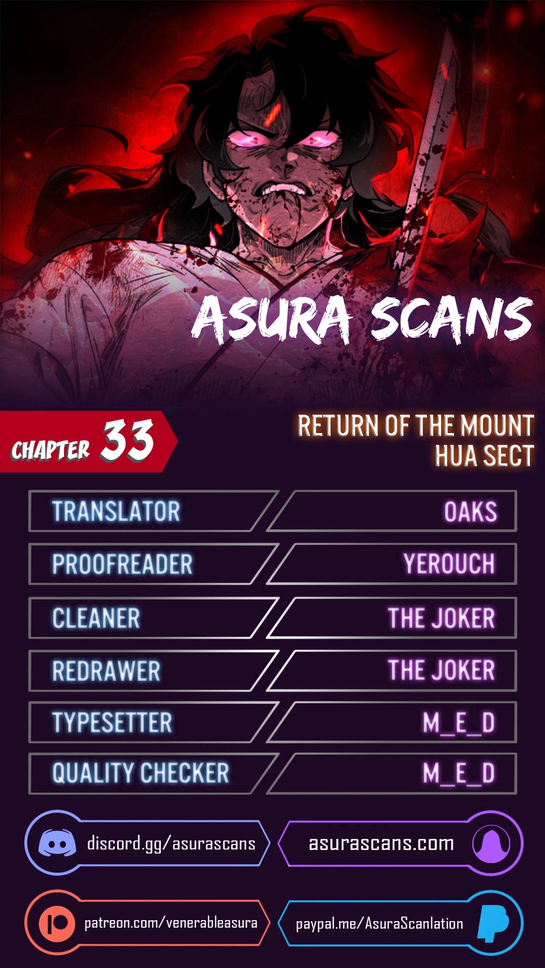 Return Of The Mount Hua Sect - Chapter 33