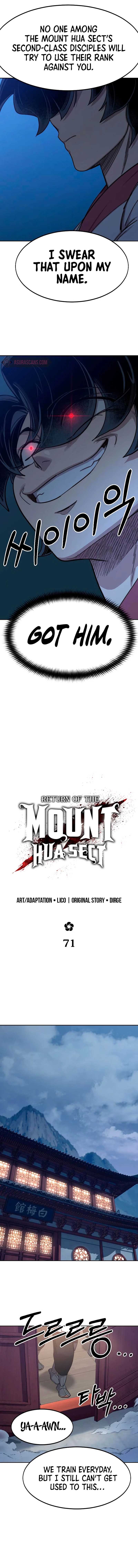 Return Of The Mount Hua Sect - Chapter 71