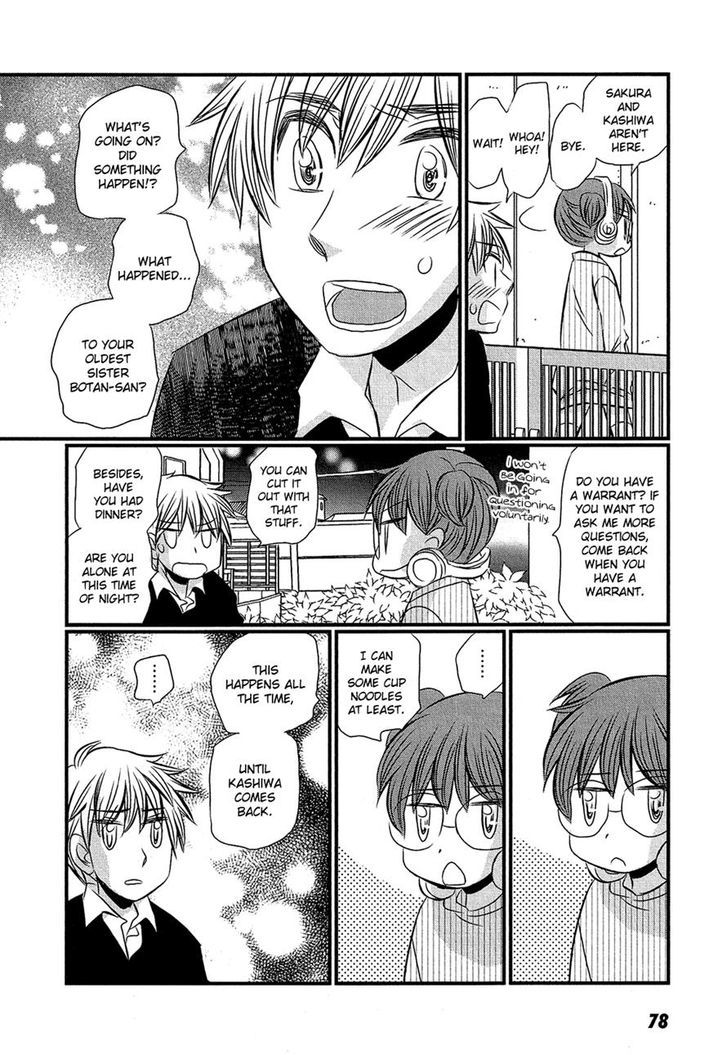 Kyou Kara Yonshimai - Chapter 13