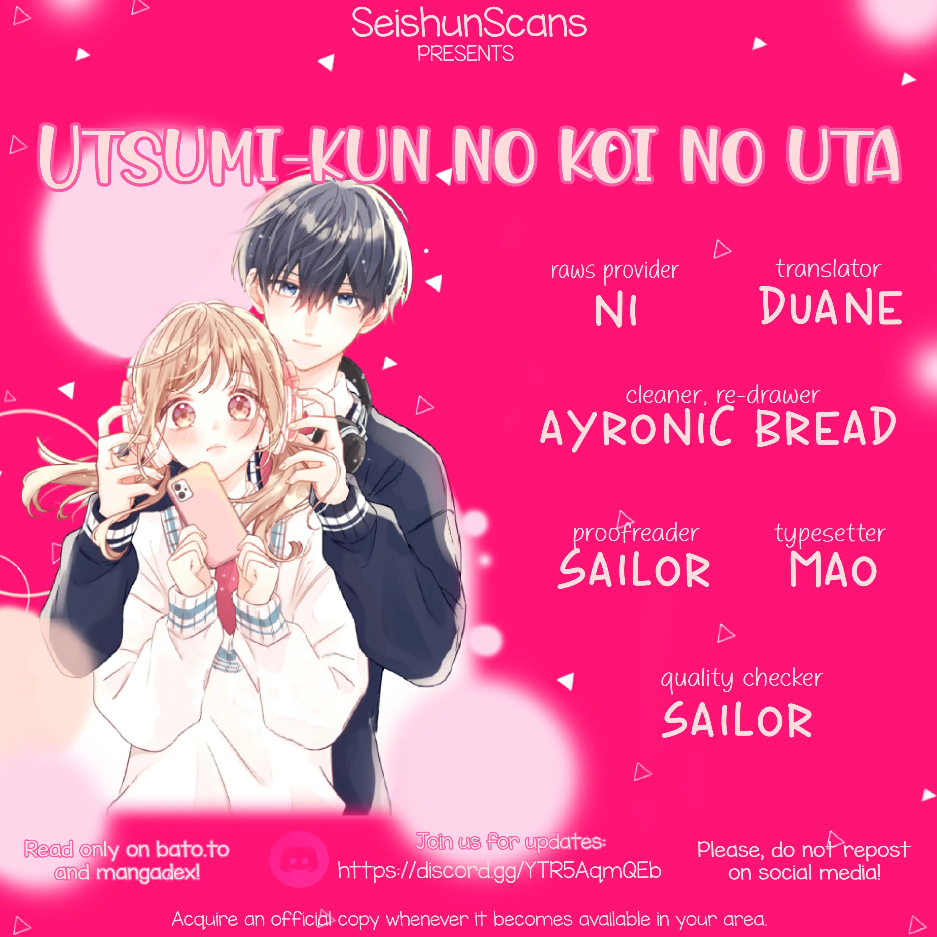 Utsumi-Kun No Koi No Uta - Vol.1 Chapter 2: Sparkles Of Love.