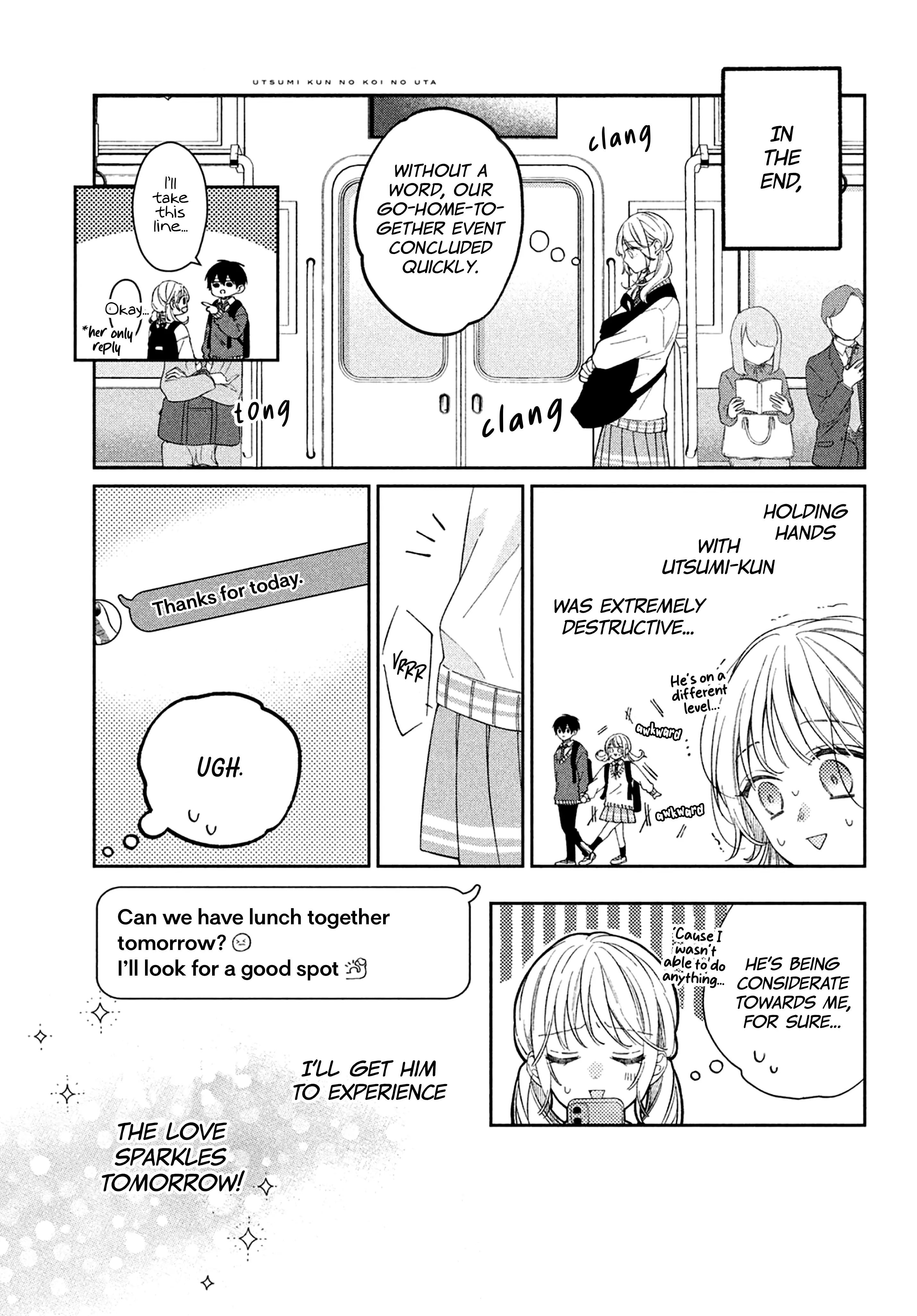 Utsumi-Kun No Koi No Uta - Vol.1 Chapter 2: Sparkles Of Love.