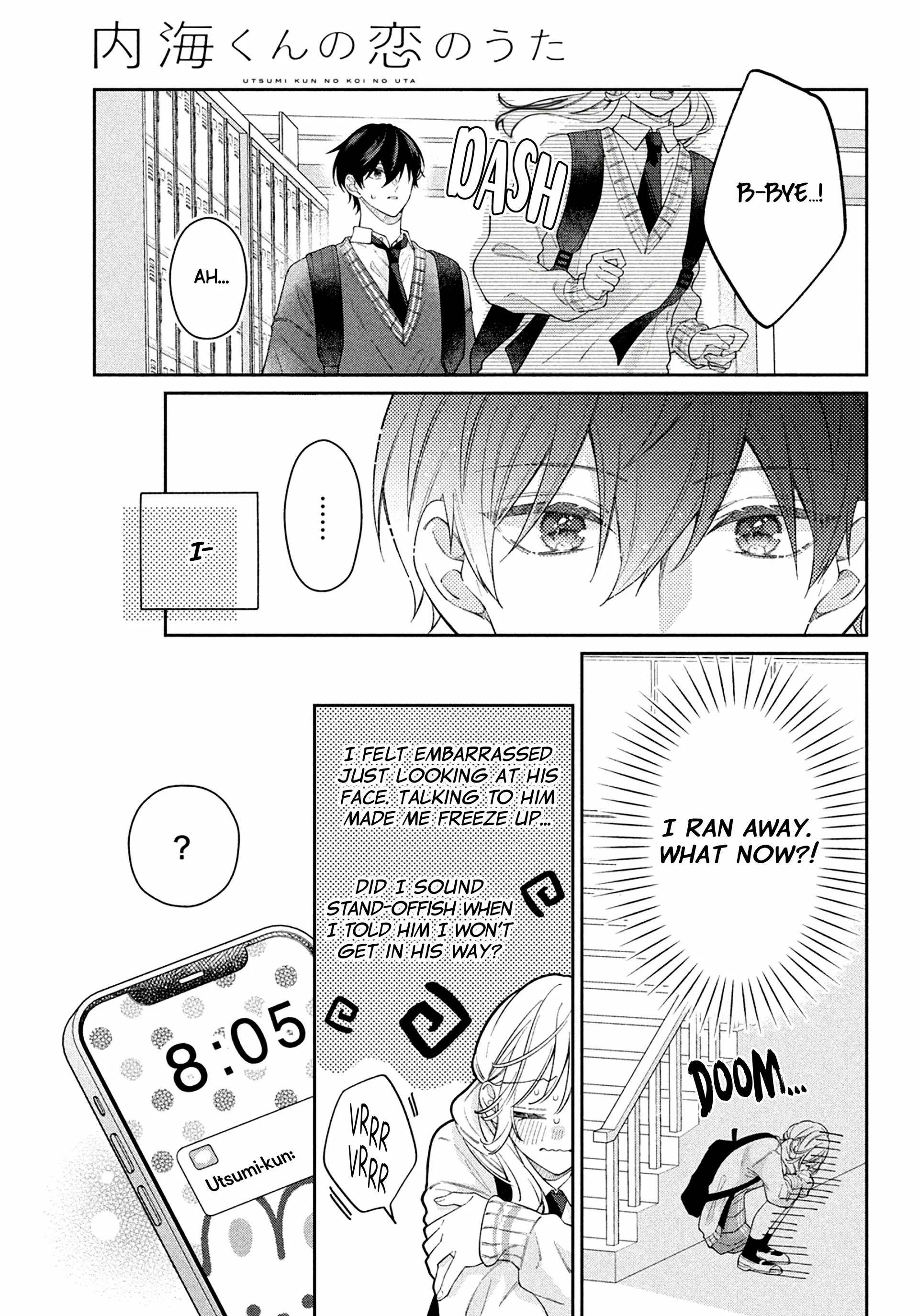 Utsumi-Kun No Koi No Uta - Chapter 8